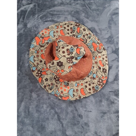 Jayli 100%Cotton Nepal Fair Trade Hippie Boho Psychedelic Mushroom Tank Top Hat - Picture 7 of 8